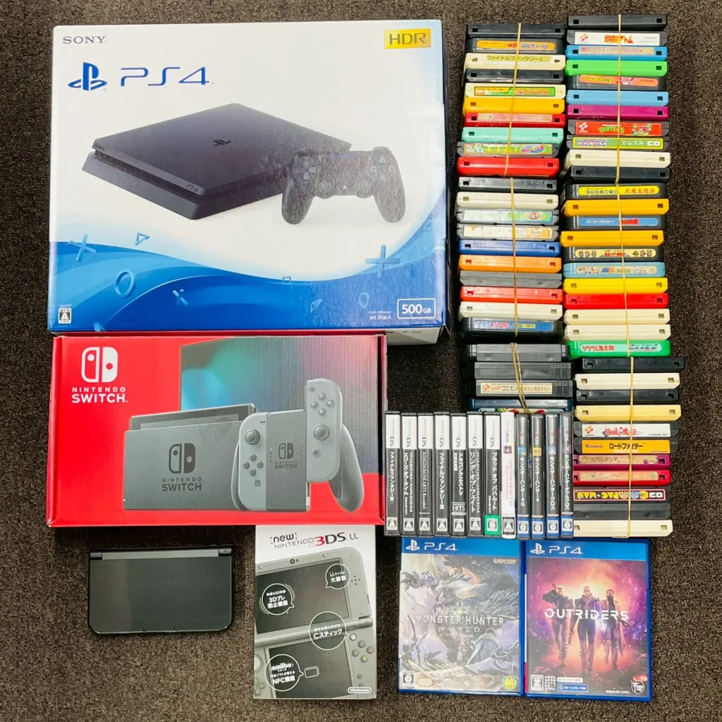 PS4+3Ds LL+Switch+ソフト