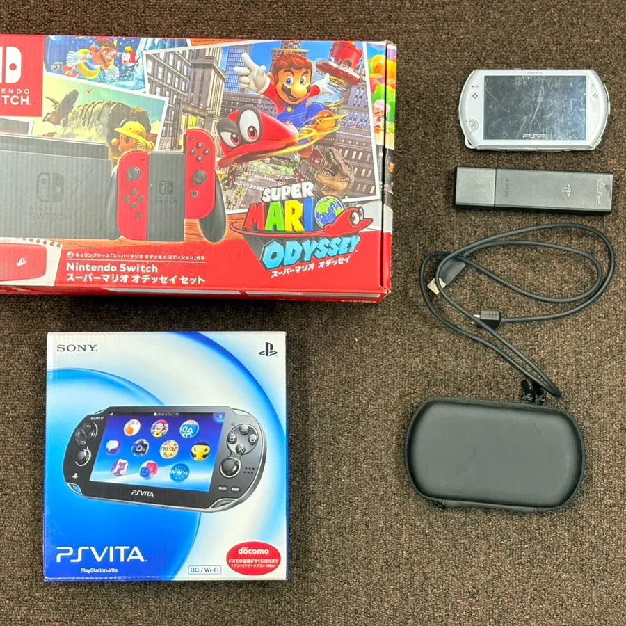 Switch+Vita 1100+PSP go