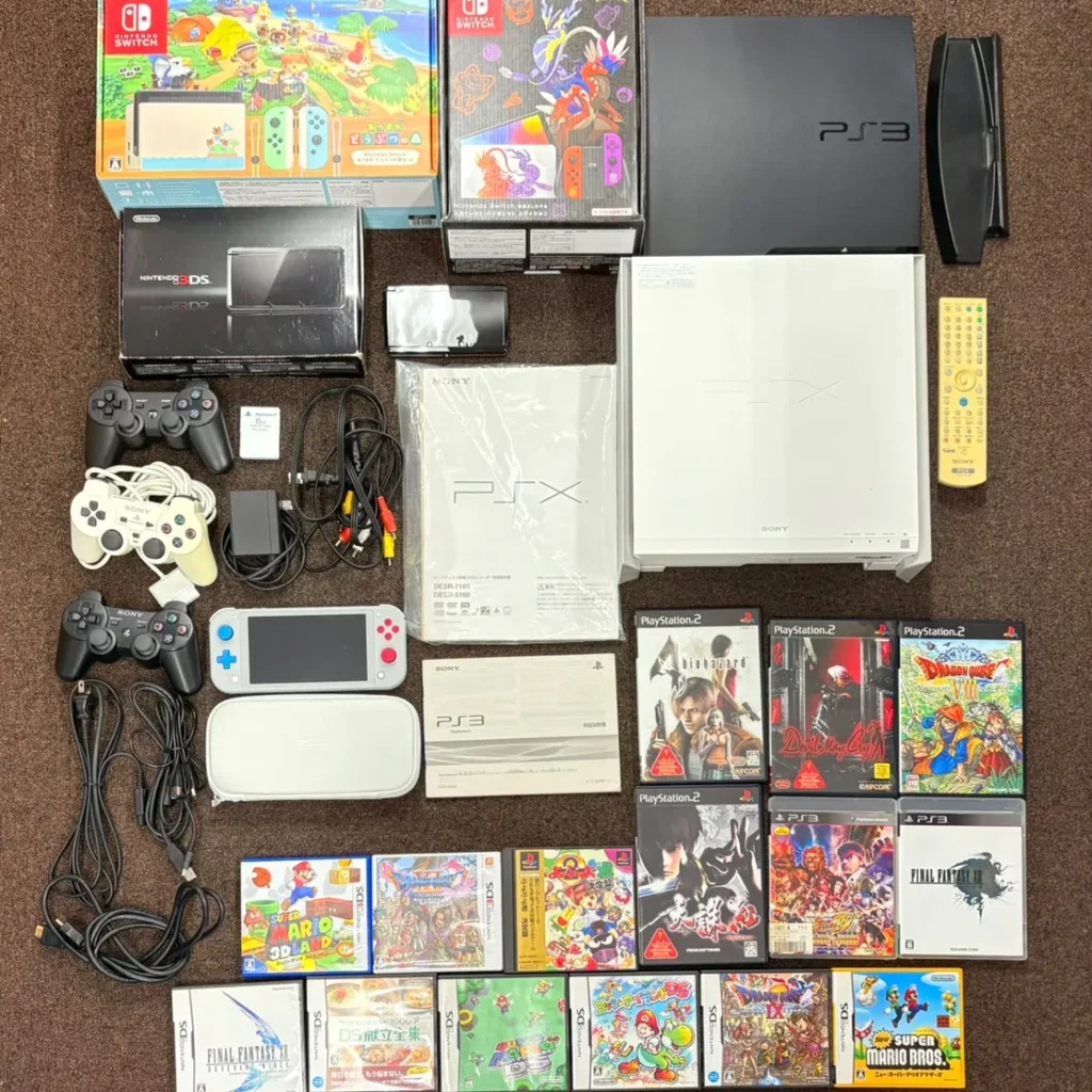 PSX+PS3+3Ds+Switch Lite+Switch 有機EL+ソフト